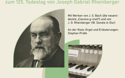 Orgelmatinee  „Rheinberger I“