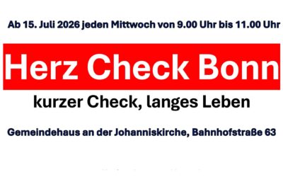 Herz-Check Bonn – kurzer Check, langes Leben!